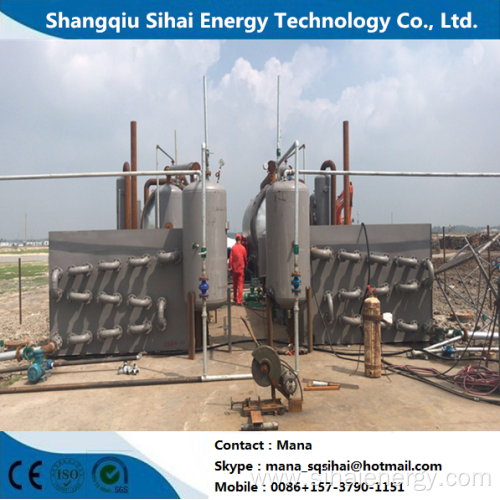 Processing Fuel Oil with Waste Rubber Plant